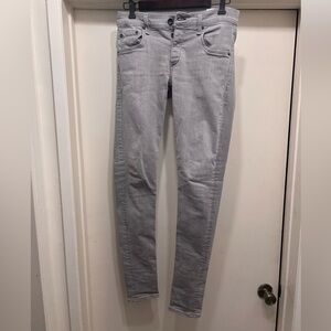RAG & BONE Standard Issue Men's Grey Cotton Fit 1 Skinny Leg Jeans Button 30/33